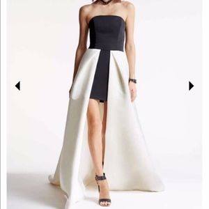 Halston Heritage Black and White Ball Gown!